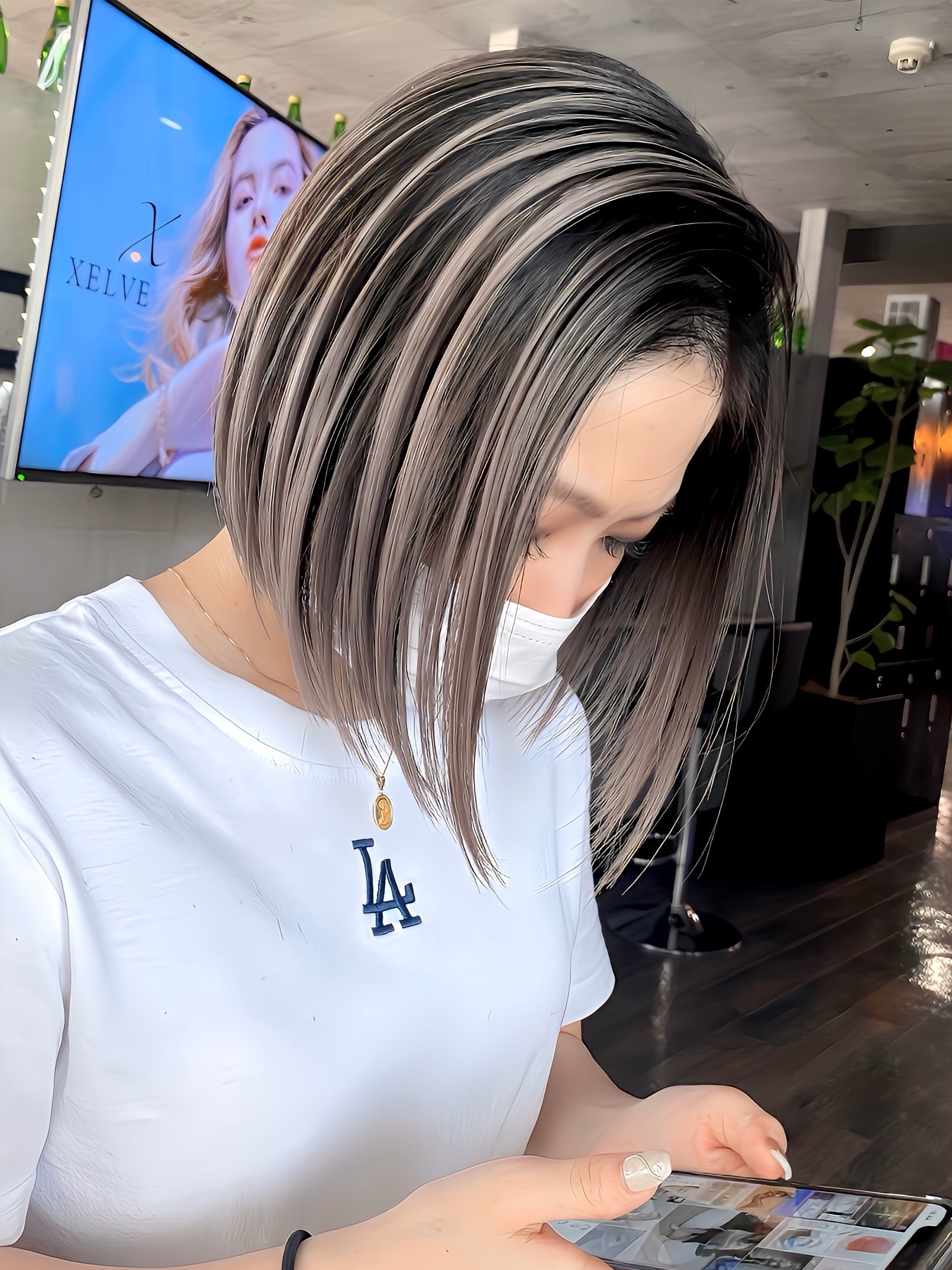 夏バレイヤージュ