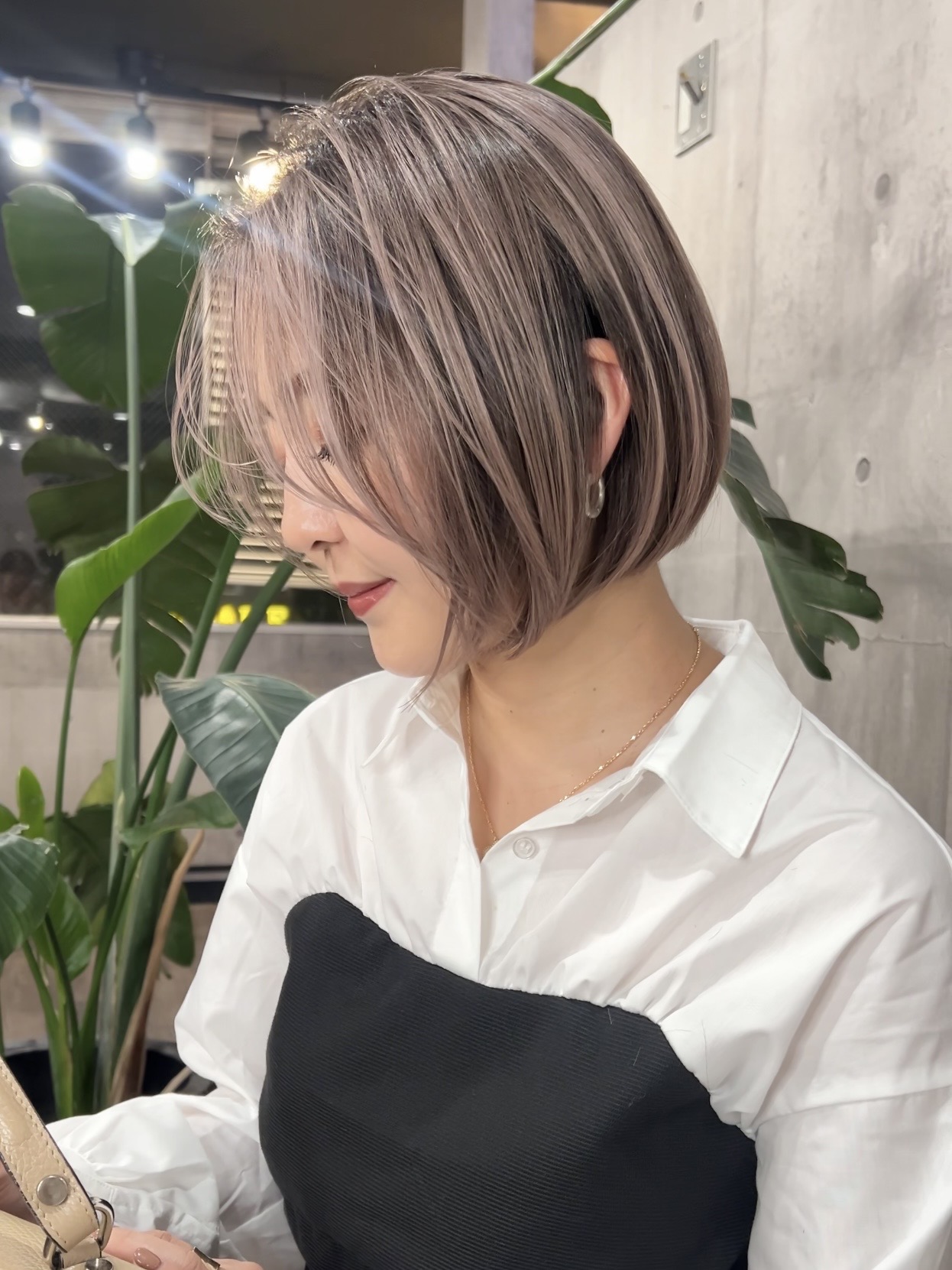 短すぎない大人ショートボブ